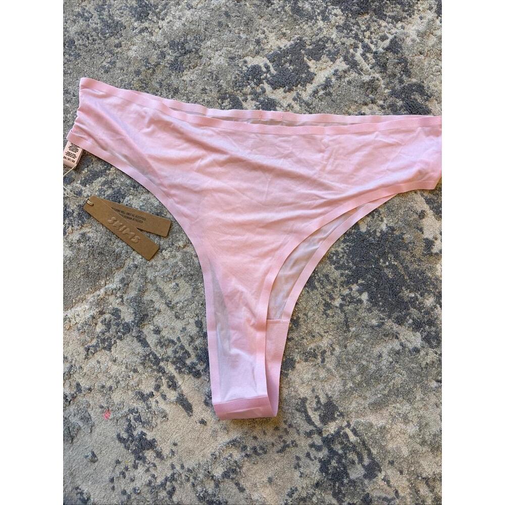 Skims Women's Size 3X Pinkβ Thong Underwear